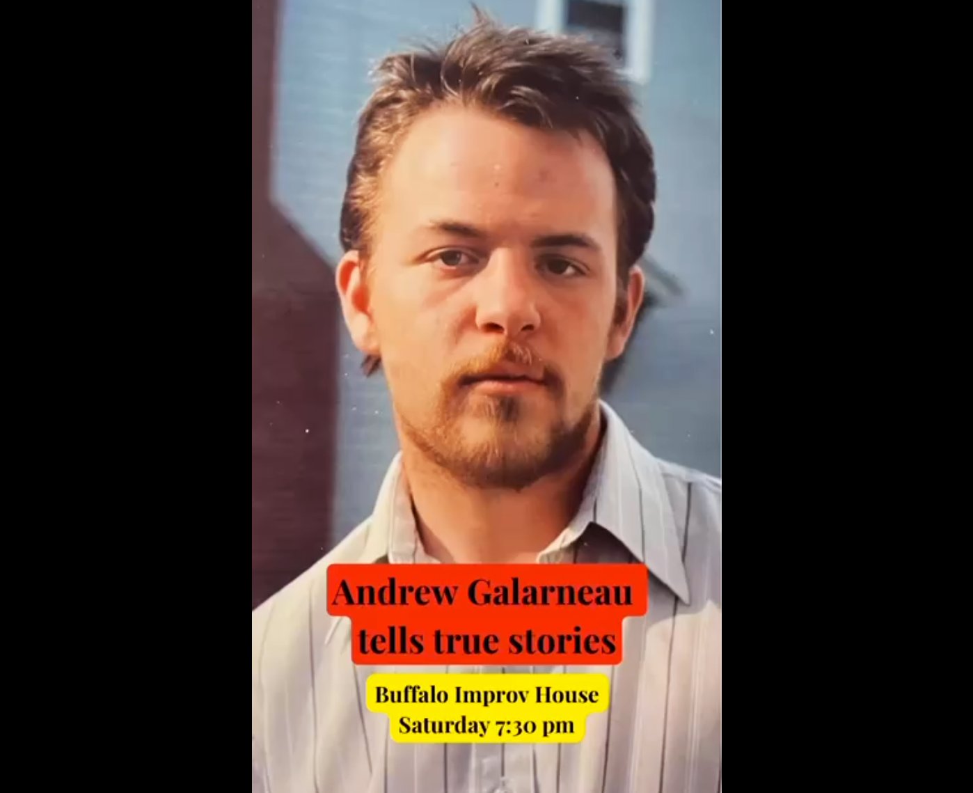 Read more about the article Saturday event: Watch me tell true stories in real time