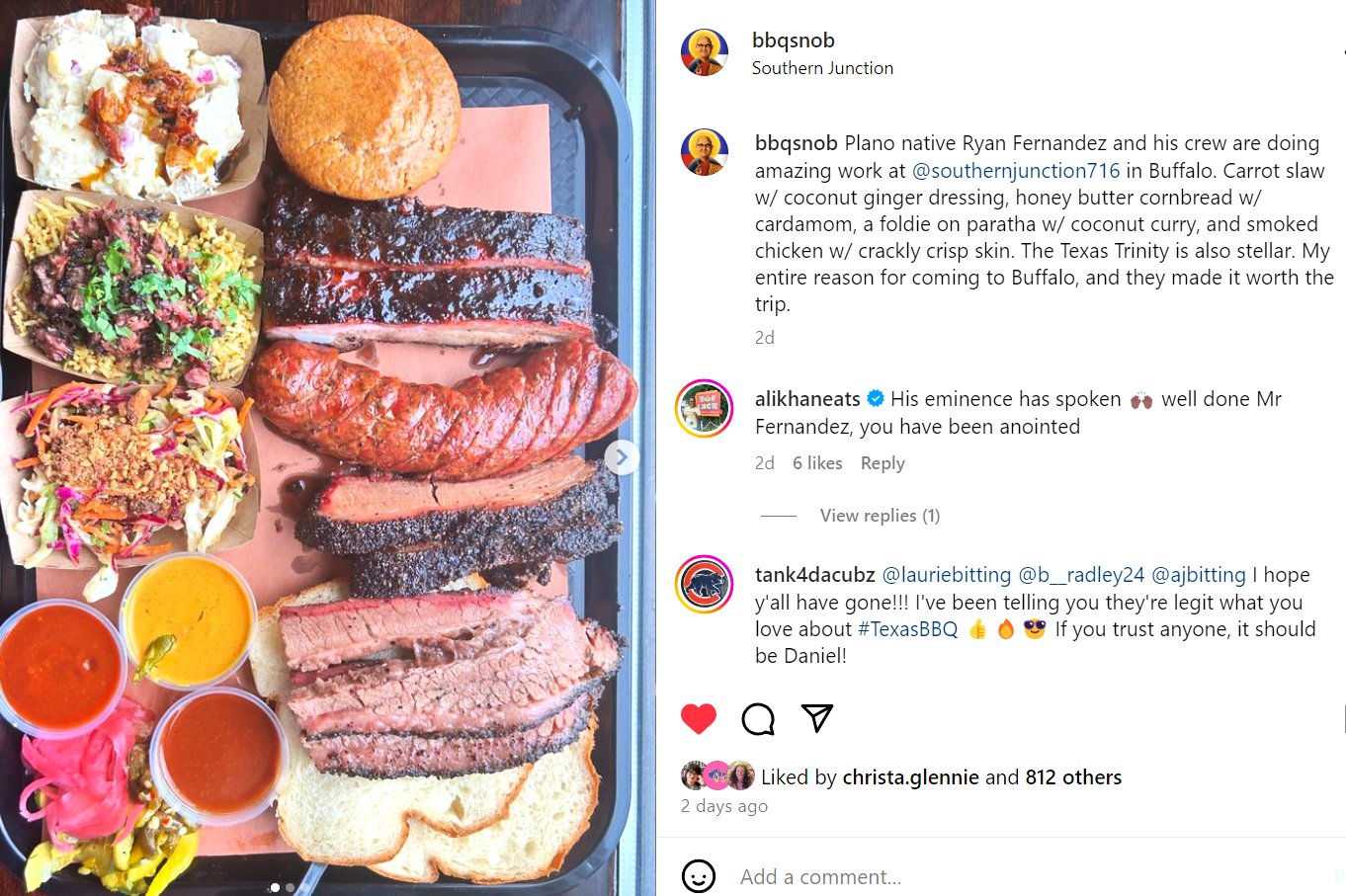 Read more about the article Sunday News: Barbecue pope makes Southern Junction pilgrimage