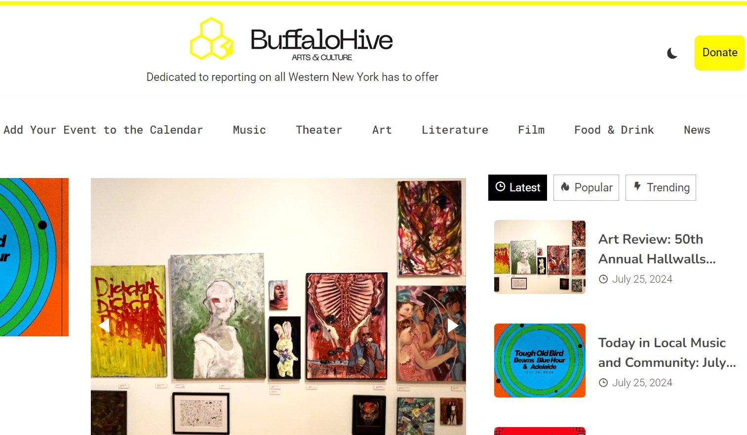 Read more about the article Meet The Buffalo Hive, WNY’s new culturals-and-calendar site