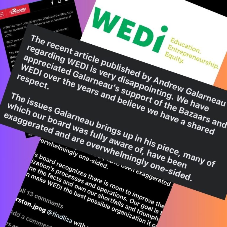 Read more about the article Sunday News: Downtown Bazaar closing averted, WEDI board disputes Galarneau story