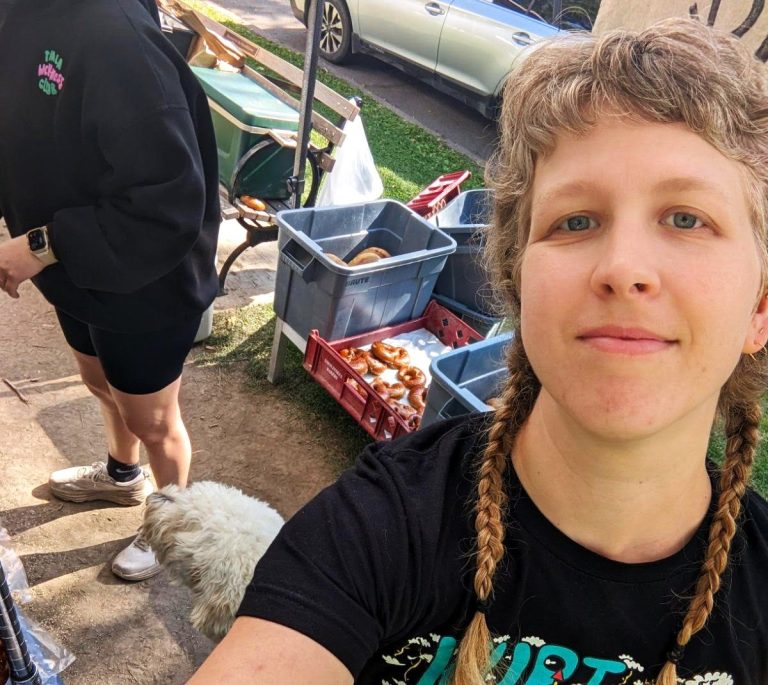 Read more about the article Allison Ewing of BreadHive talks making dough cooperatively and more, Monday on Four Bites Show
