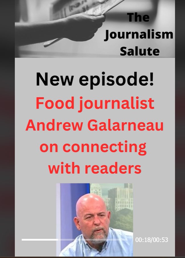 Read more about the article Galarneau talks digital food reporting on The Journalism Salute