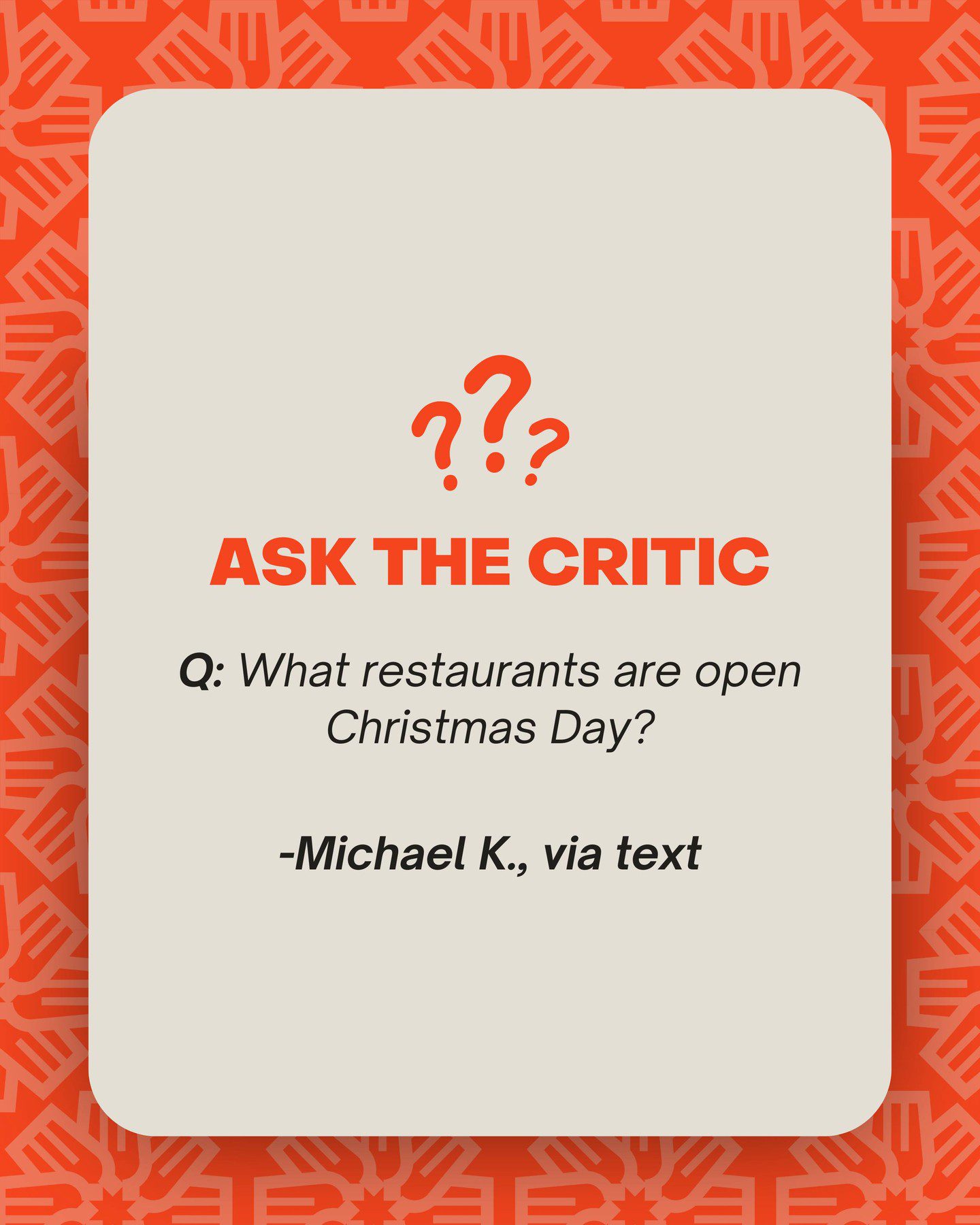 Read more about the article Looking For Restaurants That Are Open On Christmas Day?