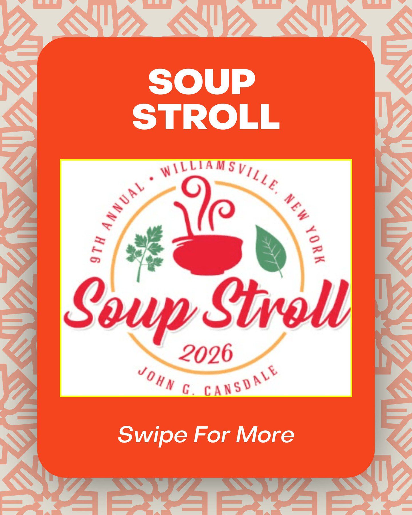 Read more about the article Soup’s on in Williamsville Saturday Feb. 28