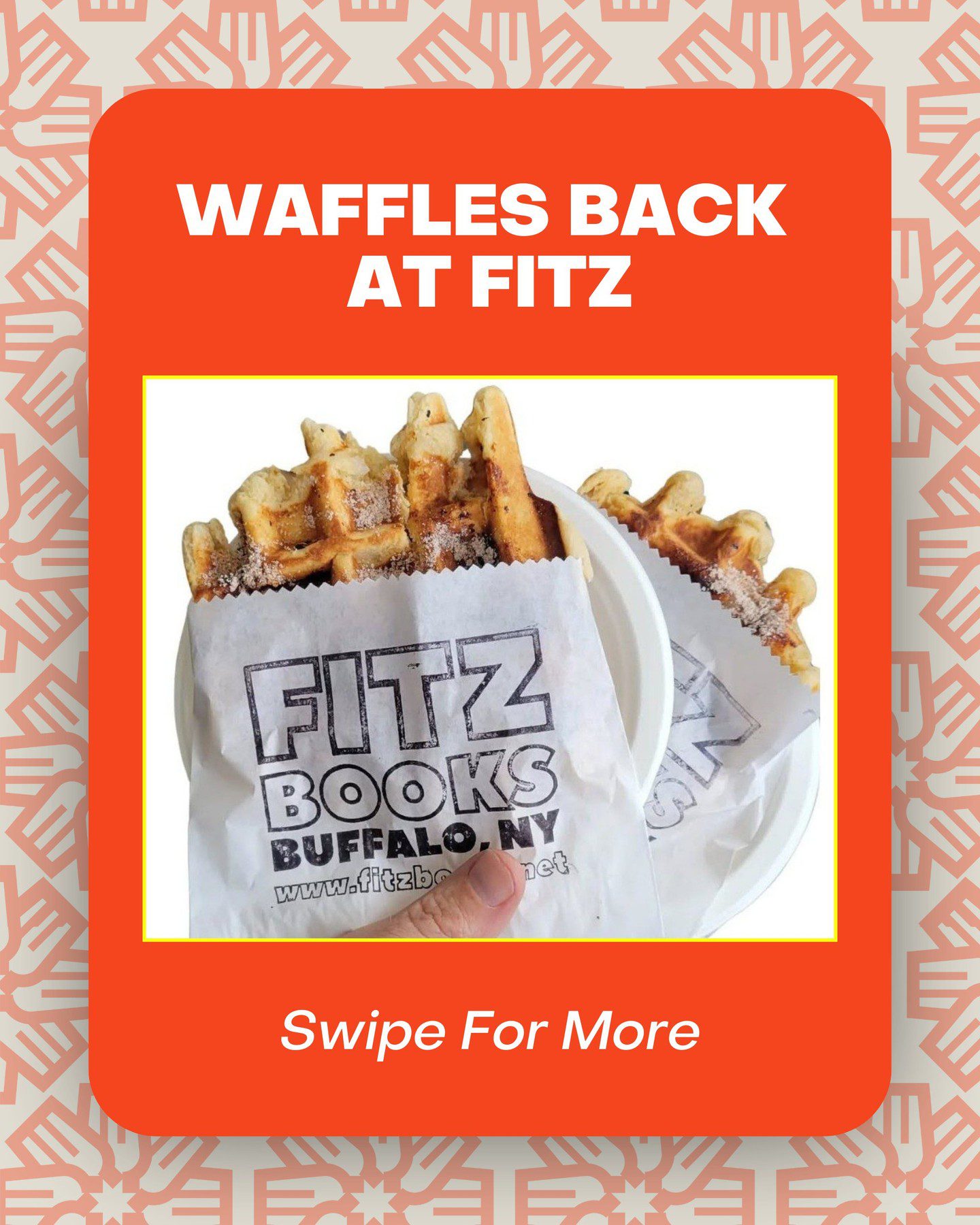 Read more about the article Fitz Books has its liege waffles back at last