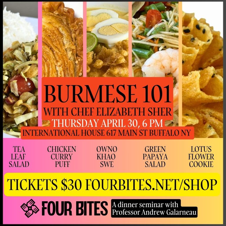 Read more about the article SUNDAY NEWS: Learn Burmese 101 with chef-owner Elizabeth Sher April 30 at Int’l House